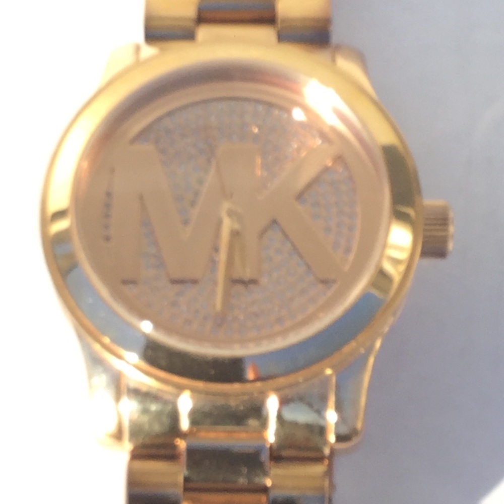 Michael Kors Women Runaway Rose Gold Tone